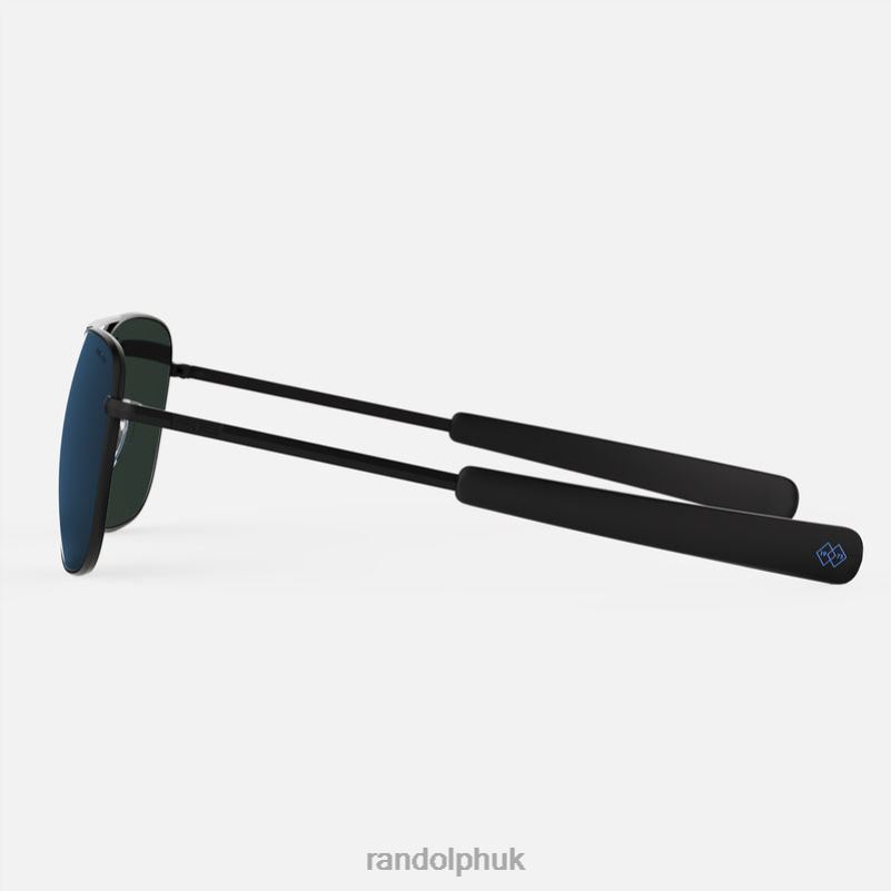 Aviator 2 Matte Black & Cobalt0J2LX23 Randolph Polarized Glass Lens