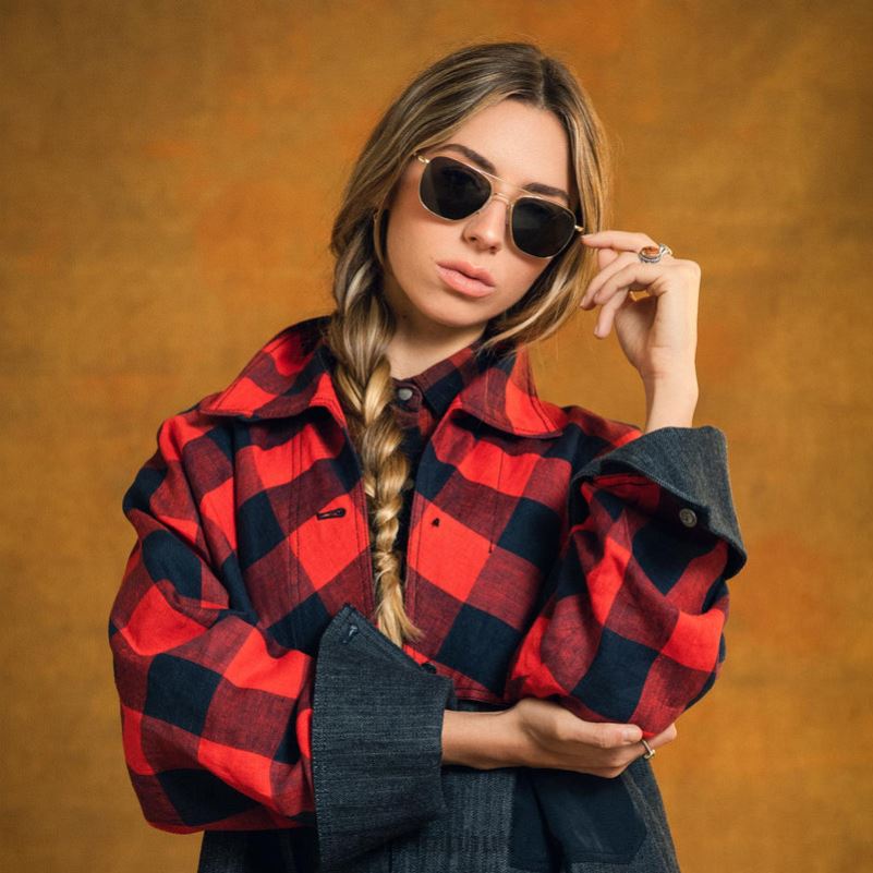 Aviator 3 23k Gold & American Gray0J2LX66 Randolph Polarized Glass Lens