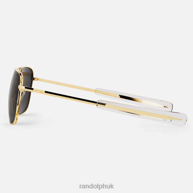 Aviator 4 23k Gold0J2LX68 Randolph Polarized American Gray Lens