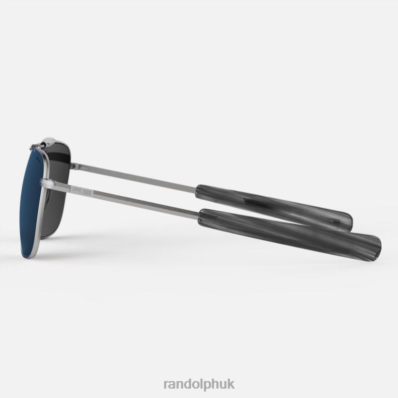 Aviator Ii Matte Chrome & Atlantic Blue0J2LX130 Randolph Non-Polarized Nylon Lens