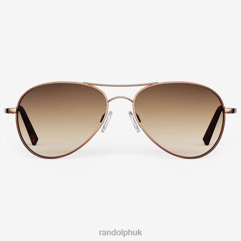 Amelia 22k Chocolate Gold & Cape Sand0J2LX132 Randolph Non-Polarized Gradient Nylon Lens