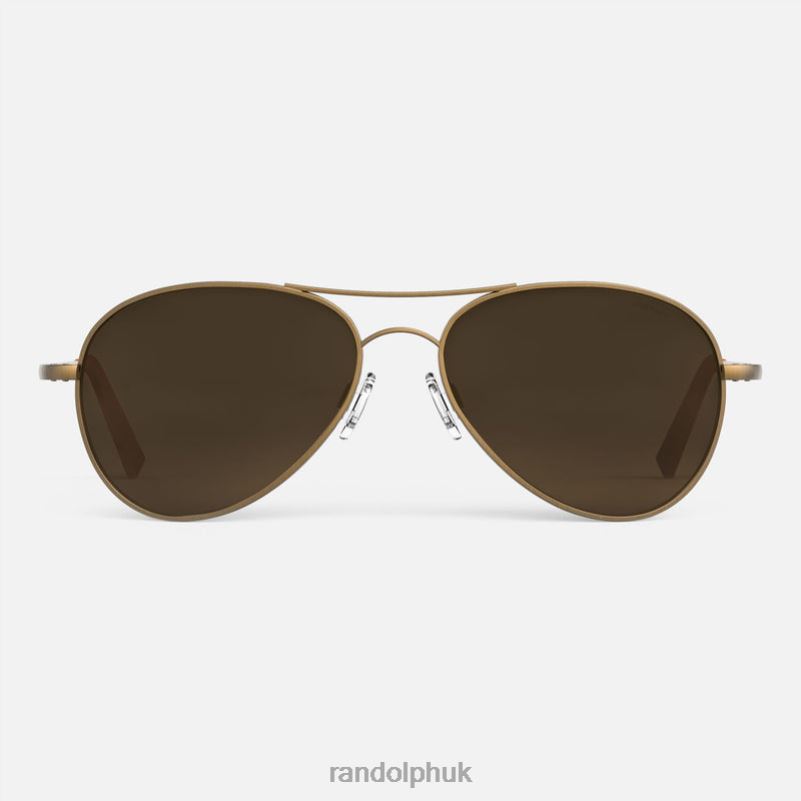 Amelia 22k Satin Chocolate Gold & Cape Sand0J2LX63 Randolph Polarized Gradient Nylon Lens