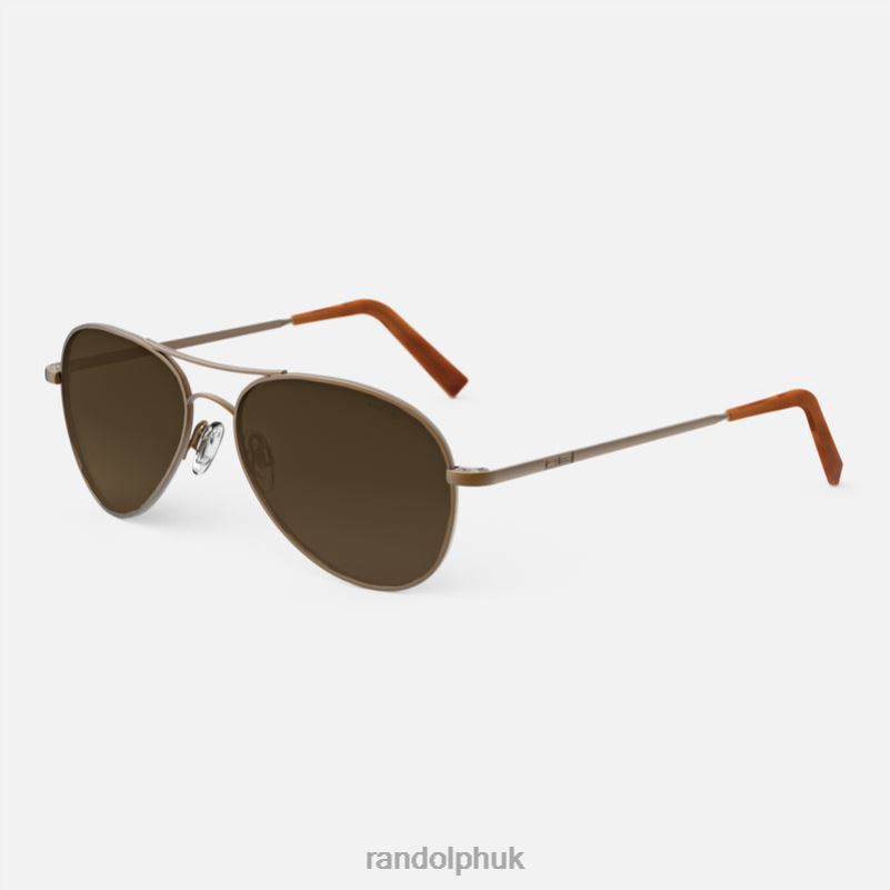 Amelia 22k Satin Chocolate Gold & Cape Sand0J2LX63 Randolph Polarized Gradient Nylon Lens