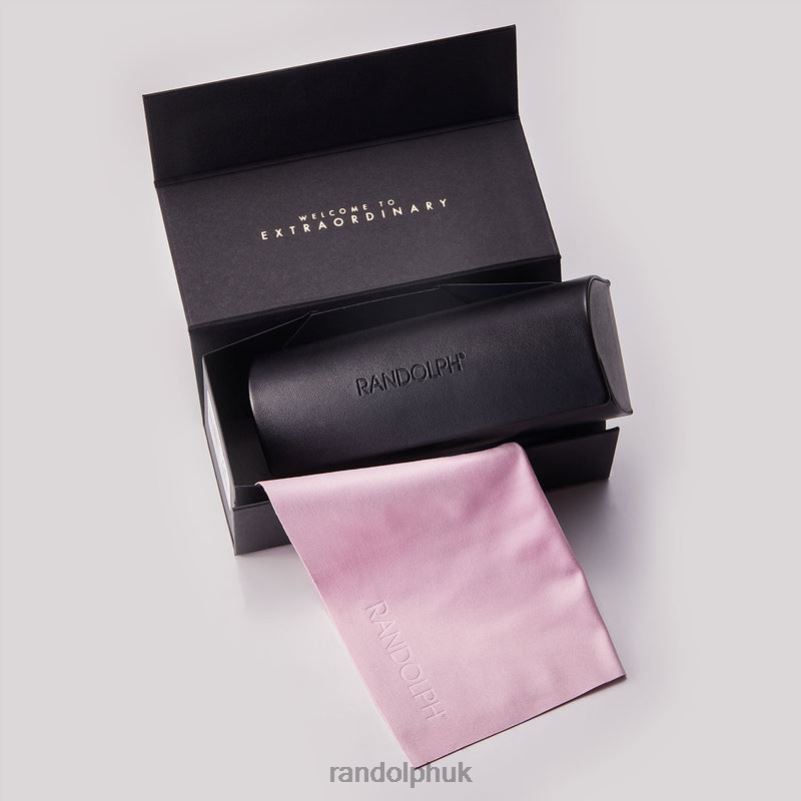 Amelia 23k Satin Gold & Evergreen0J2LX65 Randolph Polarized Gradient Nylon Lens