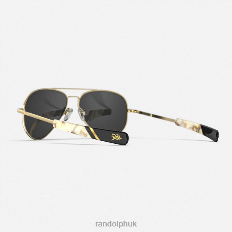 Concorde 1 23k Gold & American Gray0J2LX2 Randolph Polarized Glass Lens