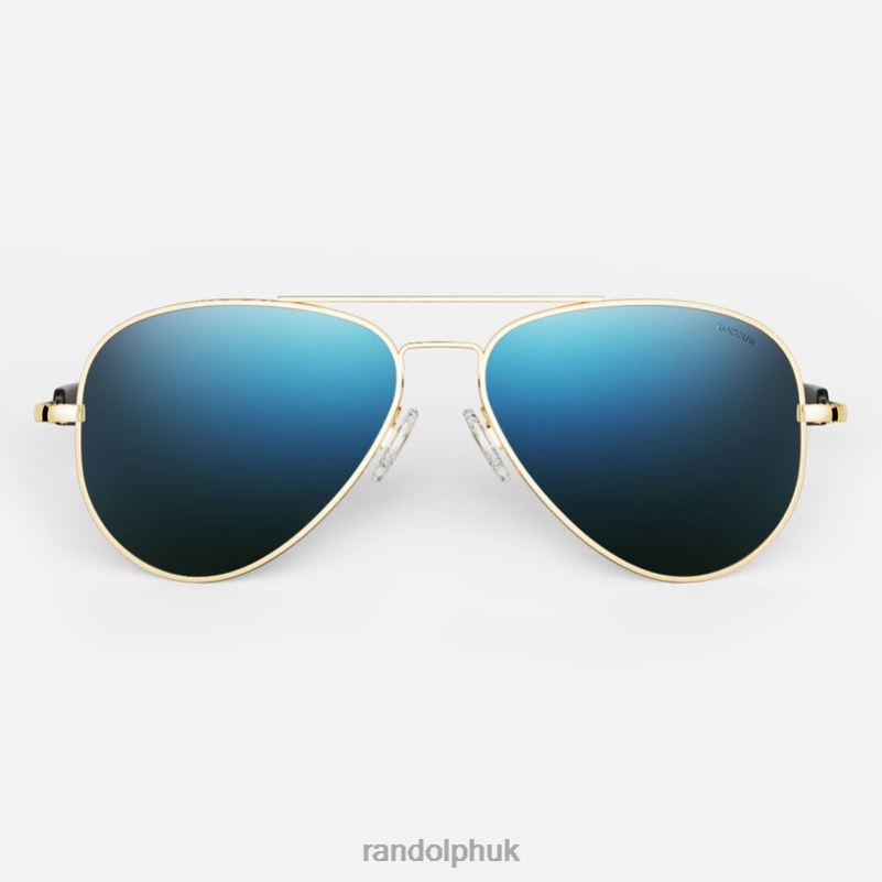 Concorde 1 23k Gold & Cobalt0J2LX18 Randolph Polarized Glass Lens