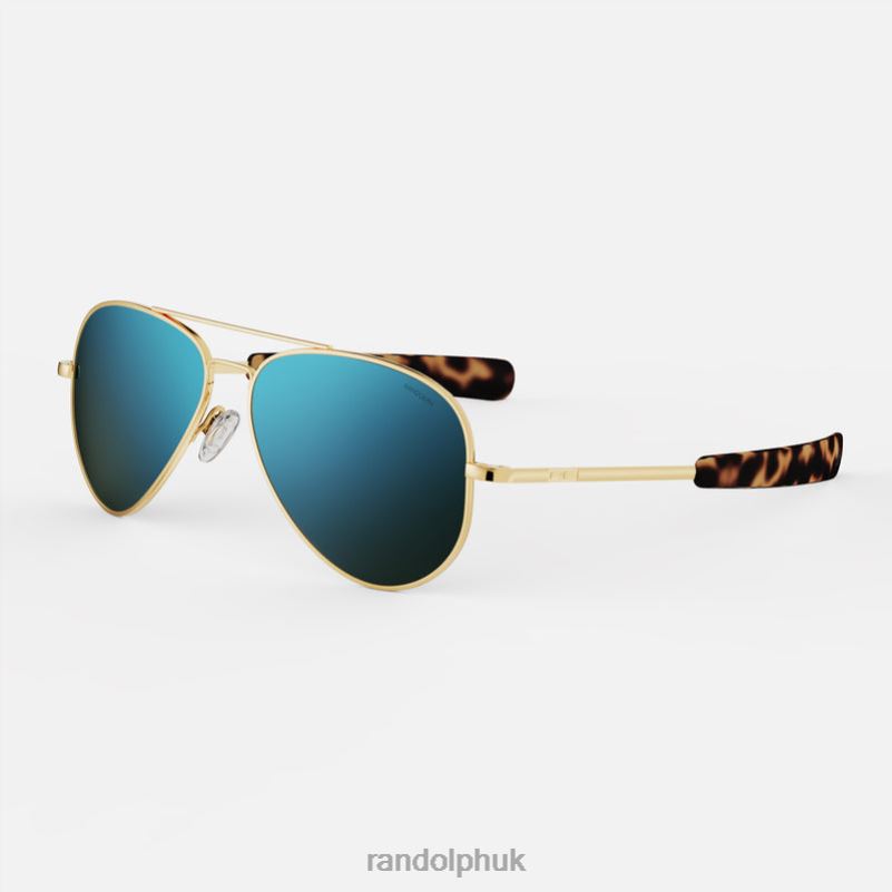 Concorde 1 23k Gold & Cobalt0J2LX18 Randolph Polarized Glass Lens