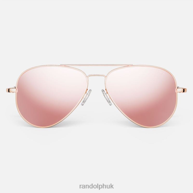 Concorde 2 22k Rose Gold & Rose Gold0J2LX37 Randolph Polarized Mirror Nylon Lens