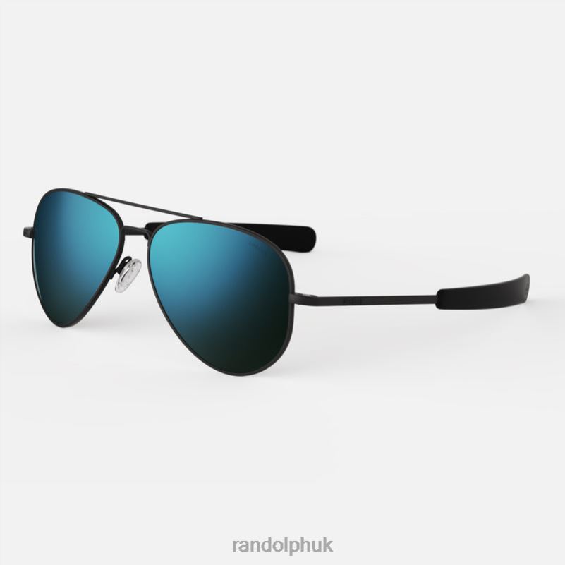 Concorde 2 Matte Black & Cobalt0J2LX36 Randolph Polarized Glass Lens