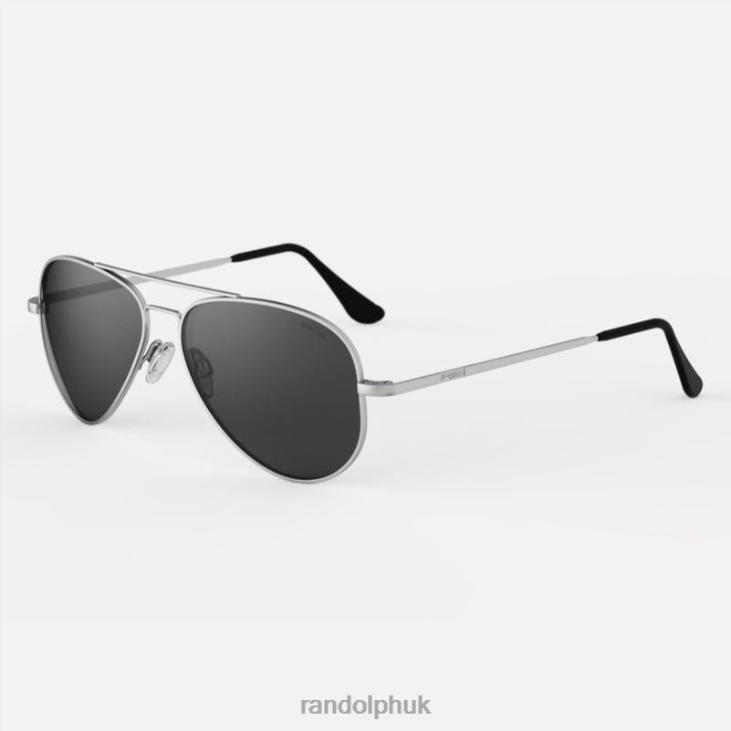 Concorde 2 Matte Chrome & American Gray0J2LX46 Randolph Polarized Glass Lens
