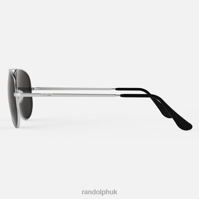 Concorde 2 Matte Chrome & American Gray0J2LX46 Randolph Polarized Glass Lens