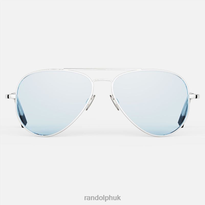Concorde 3 23k White Gold & Blue Hydro0J2LX52 Randolph Non-Polarized Glass Lens