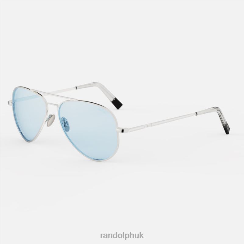 Concorde 3 23k White Gold & Blue Hydro0J2LX52 Randolph Non-Polarized Glass Lens