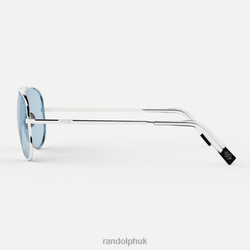 Concorde 3 23k White Gold & Blue Hydro0J2LX52 Randolph Non-Polarized Glass Lens