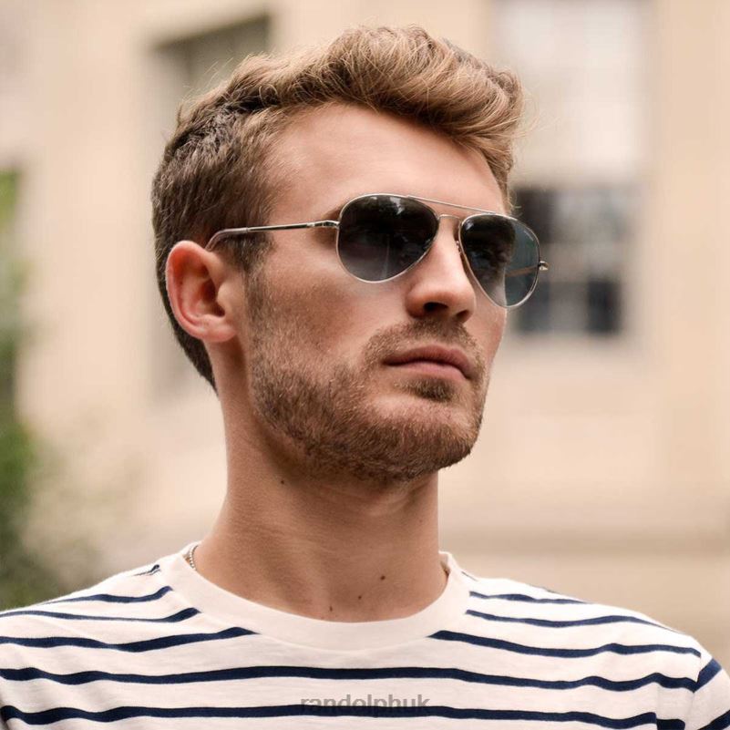 Concorde 3 23k White Gold & Blue Hydro0J2LX52 Randolph Non-Polarized Glass Lens