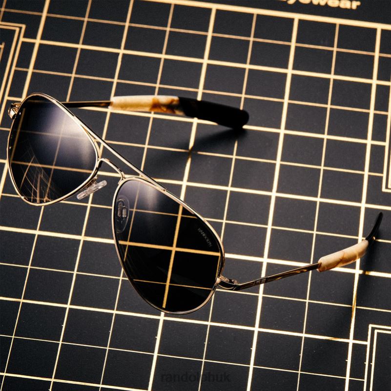 Concorde 4 23k Gold0J2LX79 Randolph Non-Polarized American Gray Lens