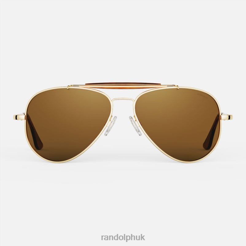 Sportsman 23k Gold & American Tan0J2LX28 Randolph Polarized Glass Lens