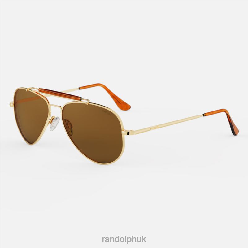 Sportsman 23k Gold & American Tan0J2LX28 Randolph Polarized Glass Lens