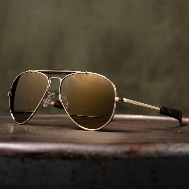 Sportsman 23k Gold & Gold Flash0J2LX10 Randolph Polarized Glass Lens