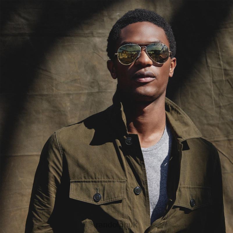 Sportsman 23k Gold & Gold Flash0J2LX10 Randolph Polarized Glass Lens