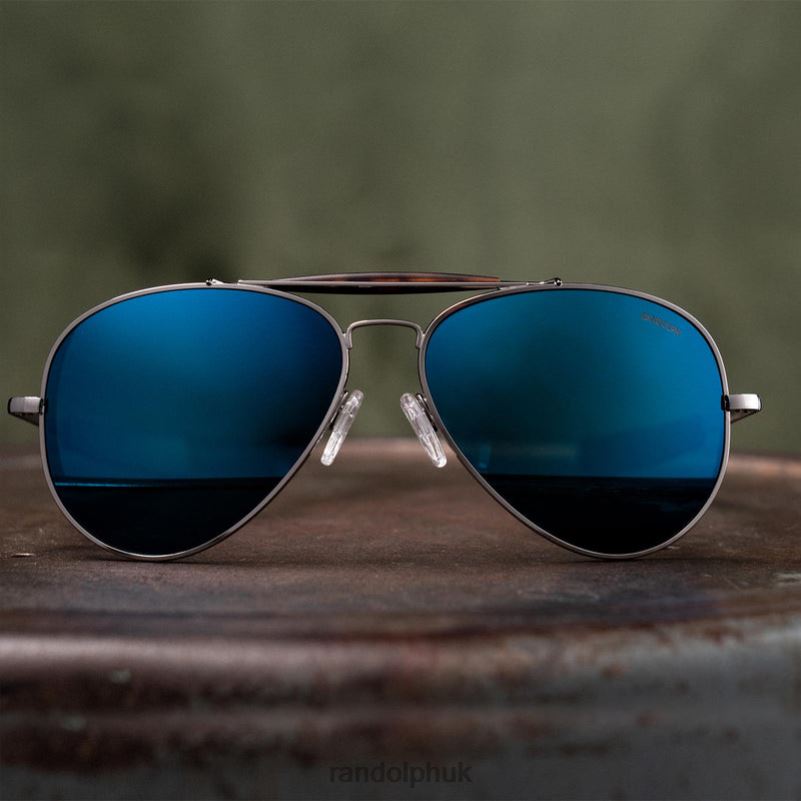 Sportsman Gunmetal & Cobalt0J2LX16 Randolph Polarized Glass Lens