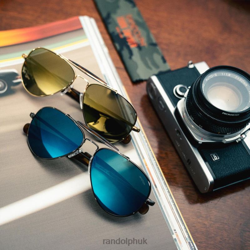 Sportsman Gunmetal & Cobalt0J2LX16 Randolph Polarized Glass Lens