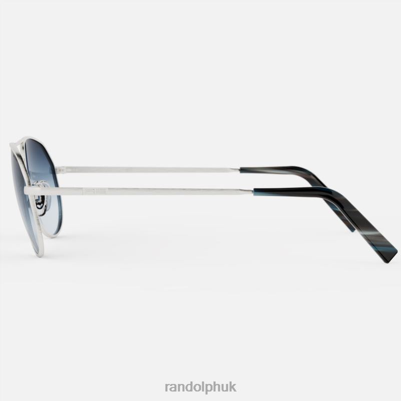 Thaden Satin Silver & Slate0J2LX139 Randolph Non-Polarized Gradient Nylon Lens