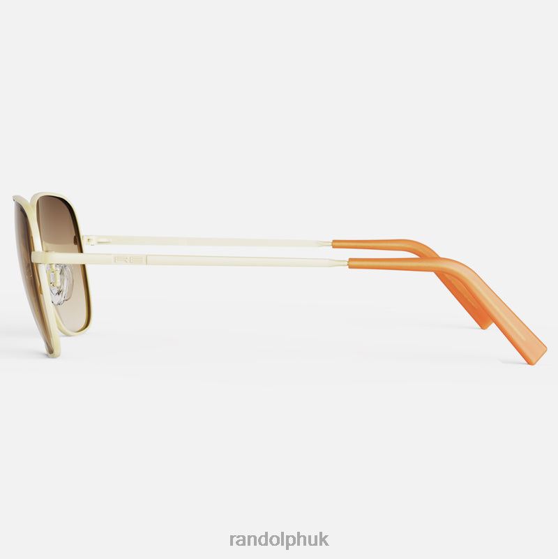 Cecil 22k Champagne Gold & Cape Sand0J2LX129 Randolph Non-Polarized Gradient Nylon Lens
