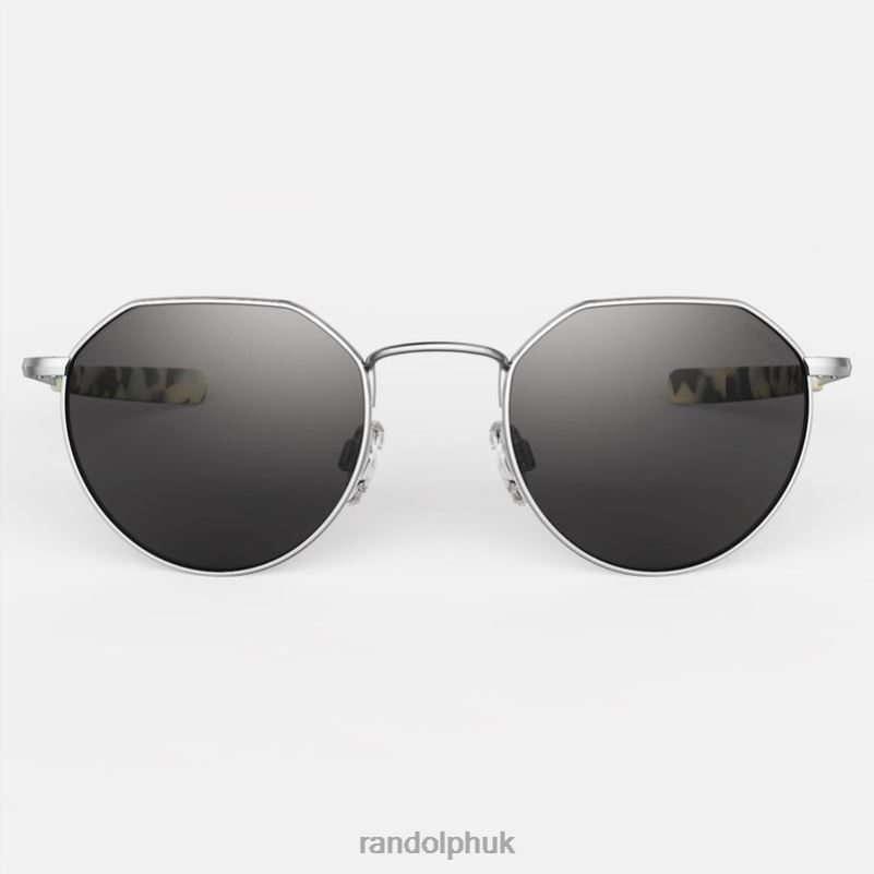 Hamilton Matte Chrome & American Gray0J2LX91 Randolph Polarized Nylon Lens