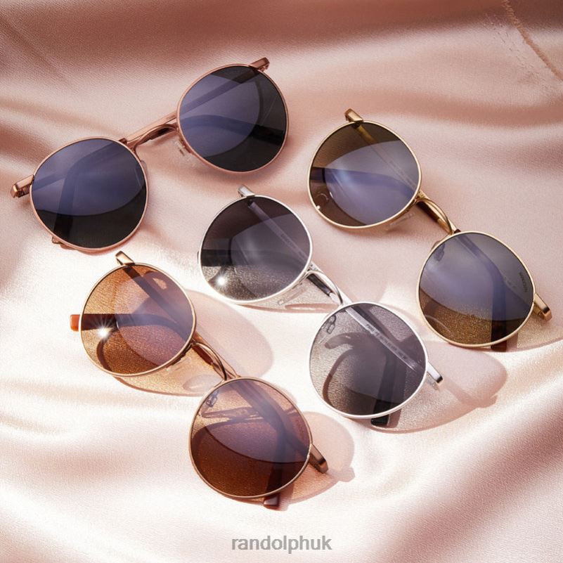 P3 22k Satin Rose Gold & Slate0J2LX40 Randolph Polarized Gradient Nylon Lens