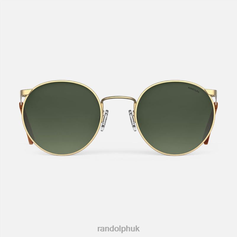 P3 23k Satin Gold & Evergreen0J2LX41 Randolph Polarized Gradient Nylon Lens