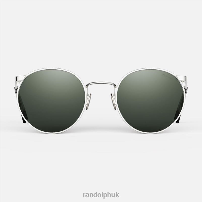 P3 23k White Gold & AGX0J2LX9 Randolph Polarized Glass Lens