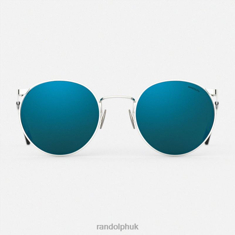 P3 23k White Gold & Cobalt0J2LX7 Randolph Polarized Glass Lens