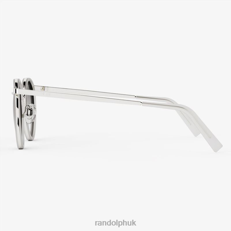 P3 Fusion Bright Chrome & Matte Crystal Inlay & Coastal Gray0J2LX117 Randolph Non-Polarized Gradient Nylon Lens