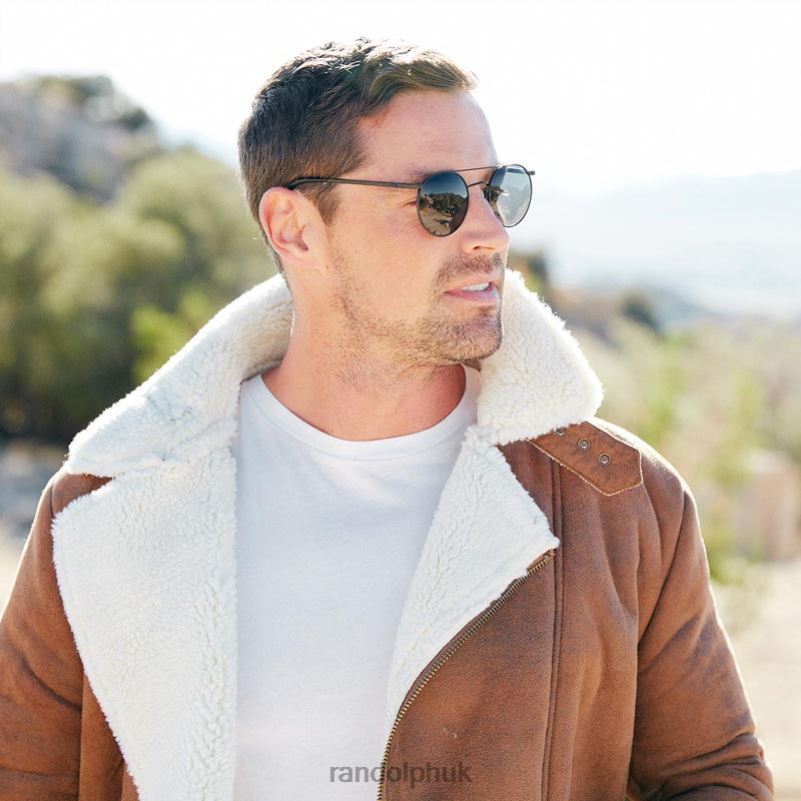 P3 Shadow Matte Black & American Gray0J2LX126 Randolph Non-Polarized Glass Lens